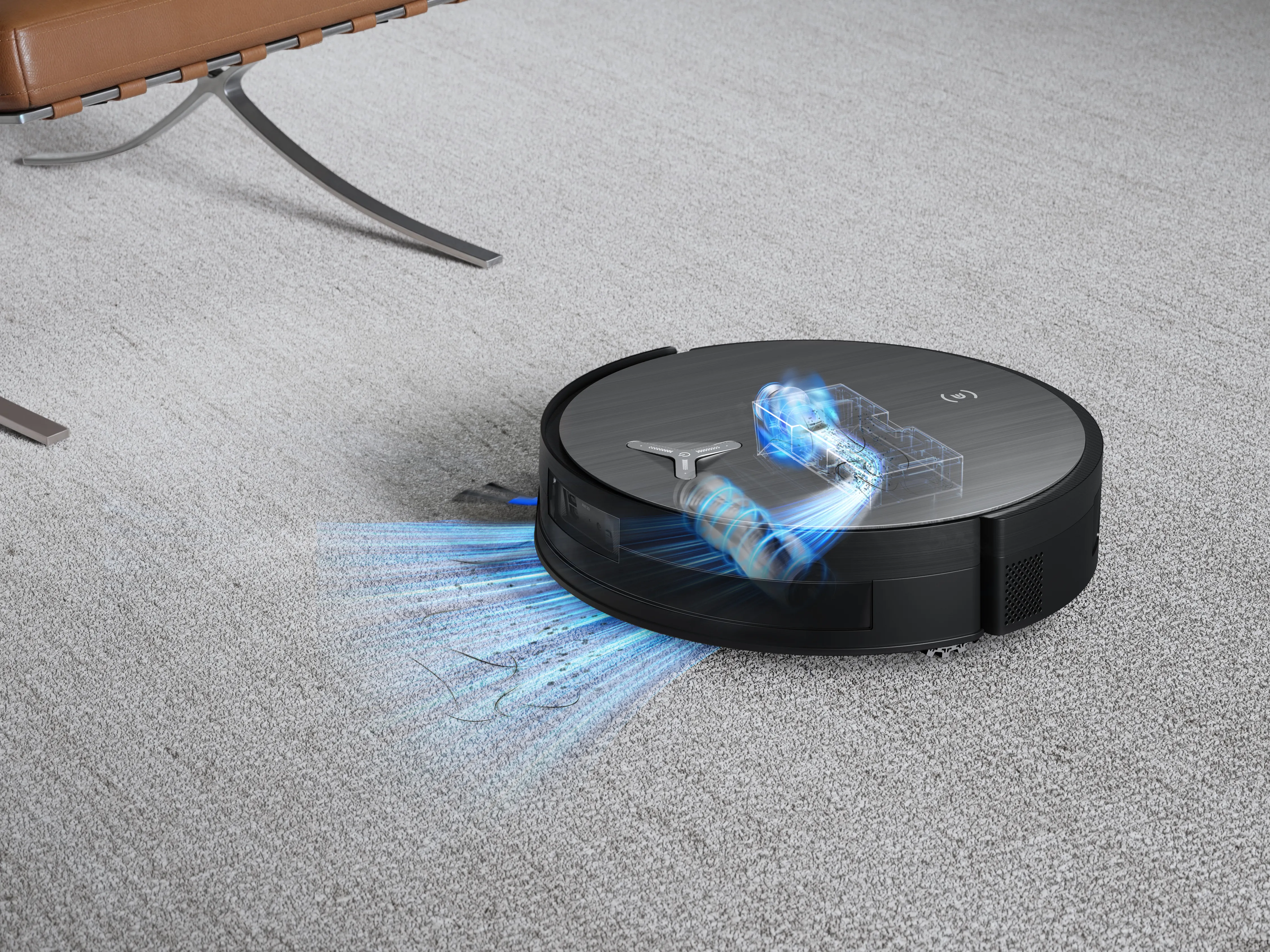 ECOVACS DEEBOT X11 PRO OMNI - robotdammsugare, svart