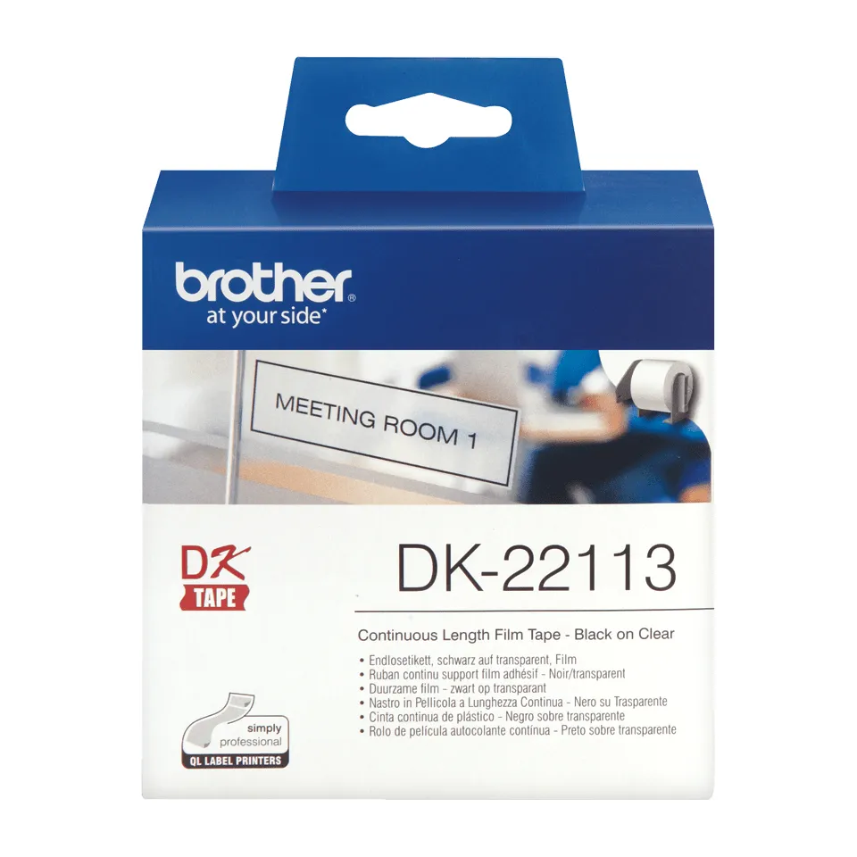 BROTHER DK22113 CLEAR FILM TAPE ROLL 62M