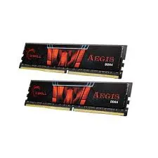 G.Skill Aegis 32 Gt (2 x 16 Gt) DDR4 2400 MHz, CL15 -muisti, Musta