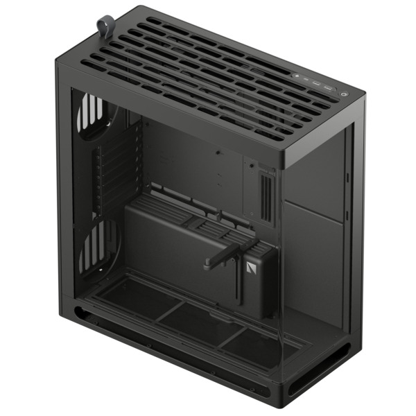 HAVN HS 360 Midi-Tower Case with window, Black