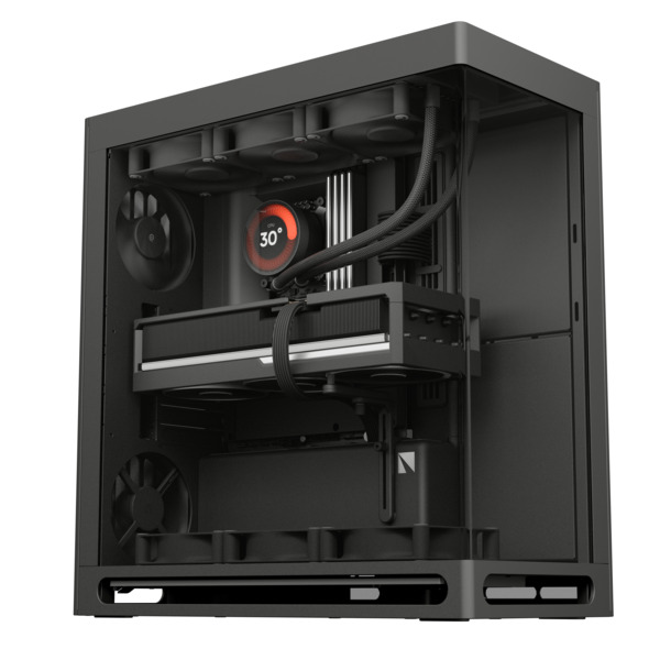 HAVN HS 360 Midi-Tower Case with window, Black
