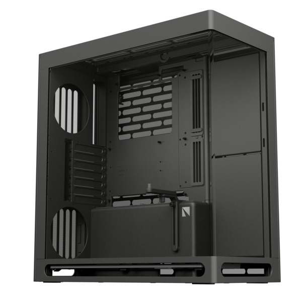 HAVN HS 360 Midi-Tower Case with window, Black
