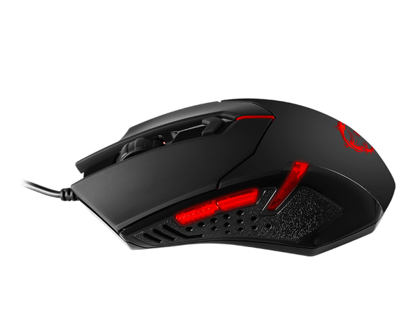 MSI Interceptor DS B1 - gaming mouse, Black/Red