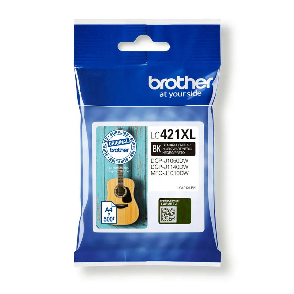 Brother LC421XLBK ink cartridge, Black
