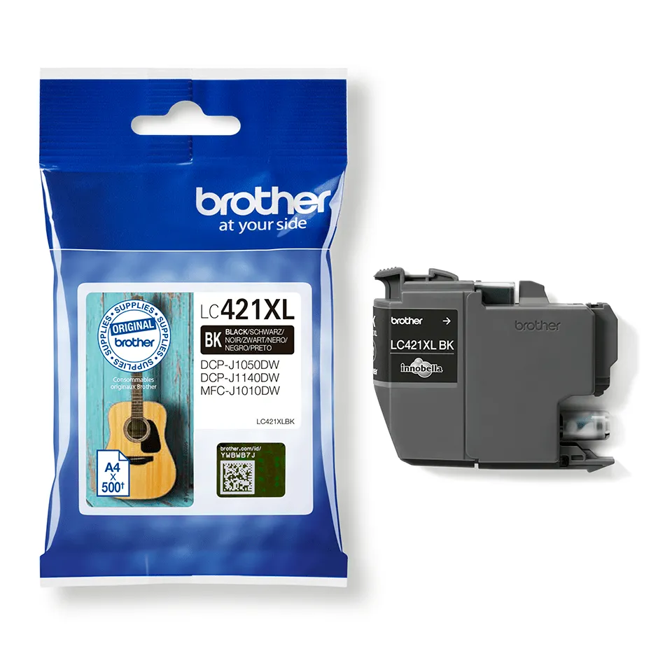 Brother LC421XLBK ink cartridge, Black