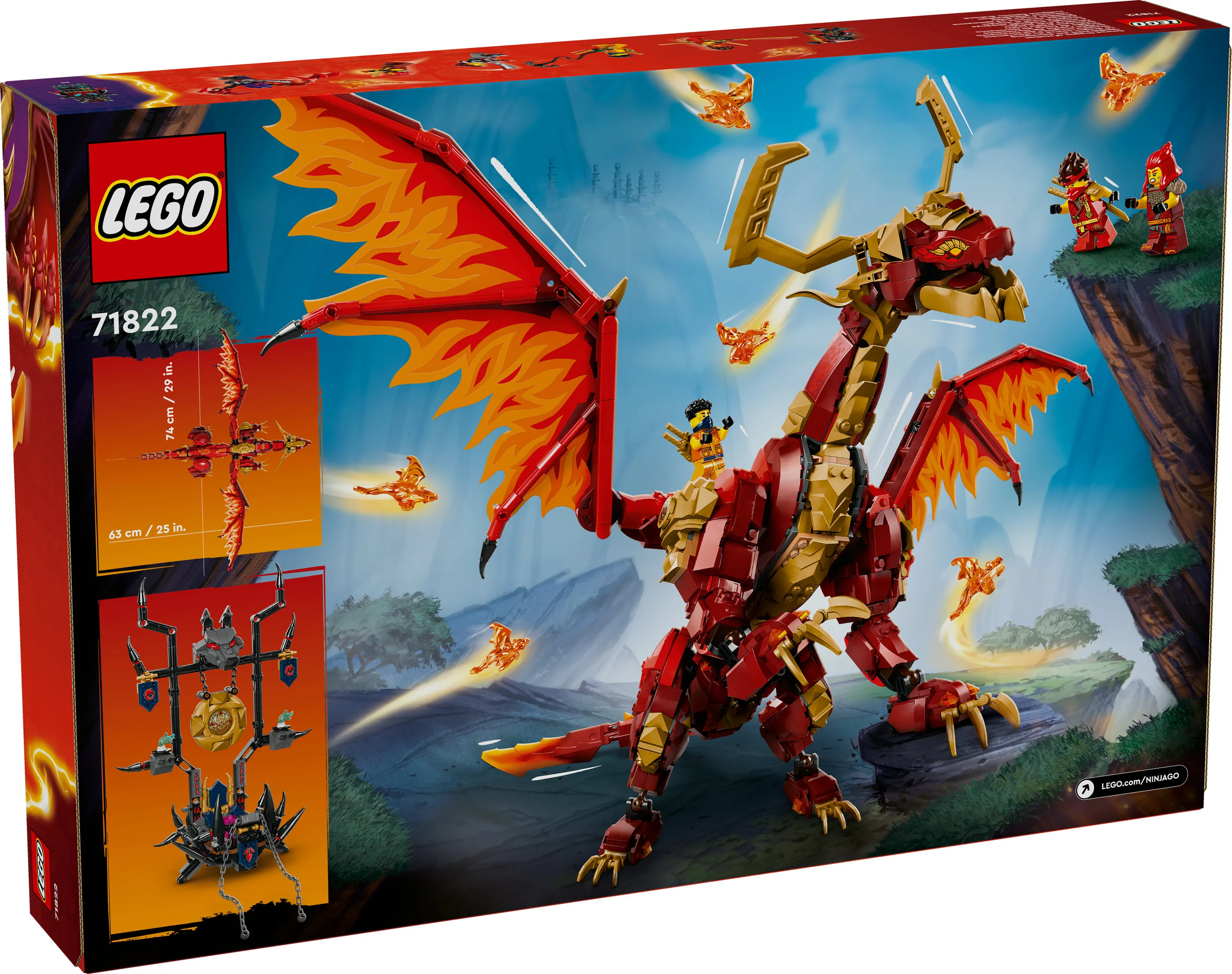 LEGO NINJAGO Kai's Fire Dragon 71822