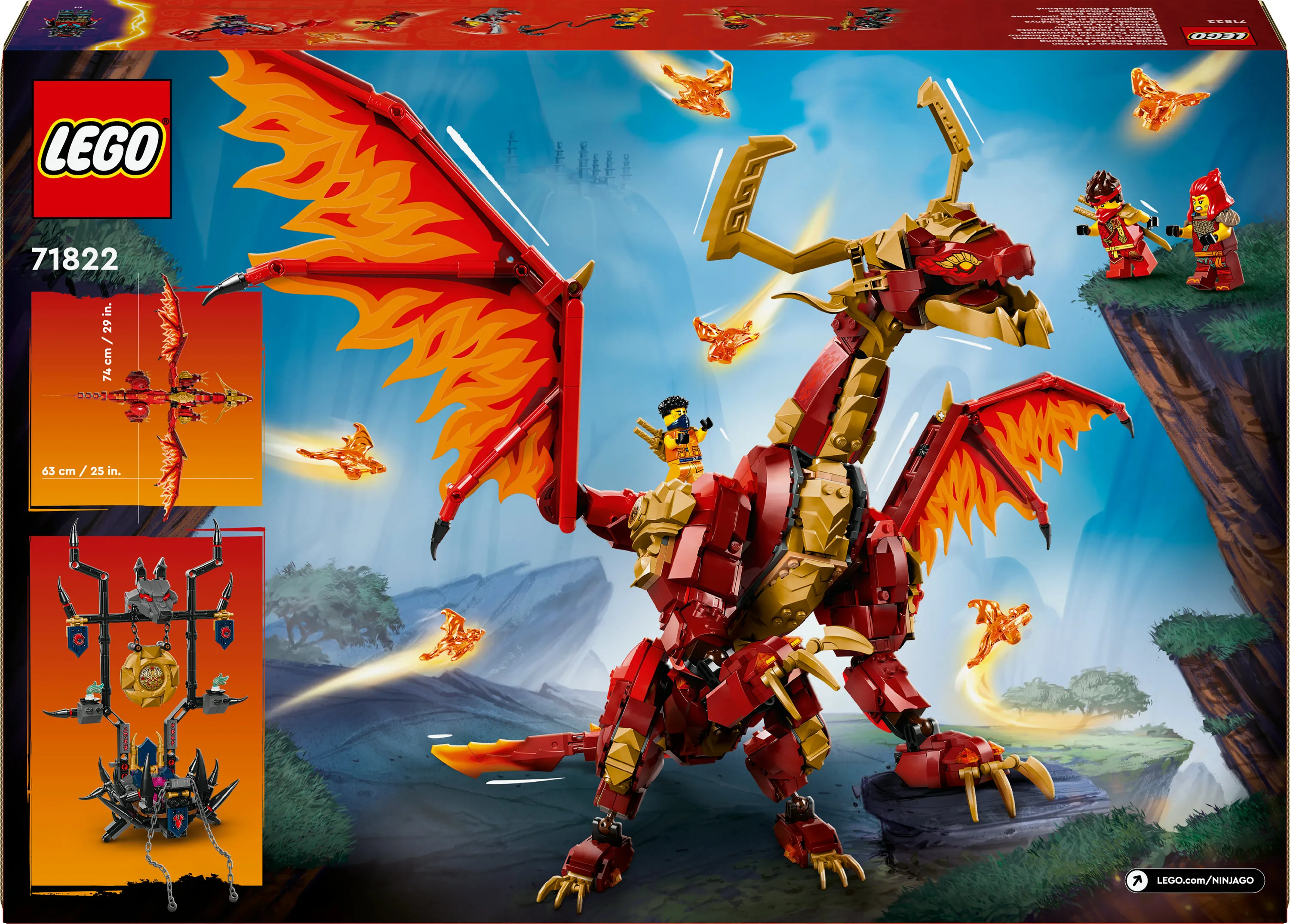 LEGO NINJAGO Kai's Fire Dragon 71822