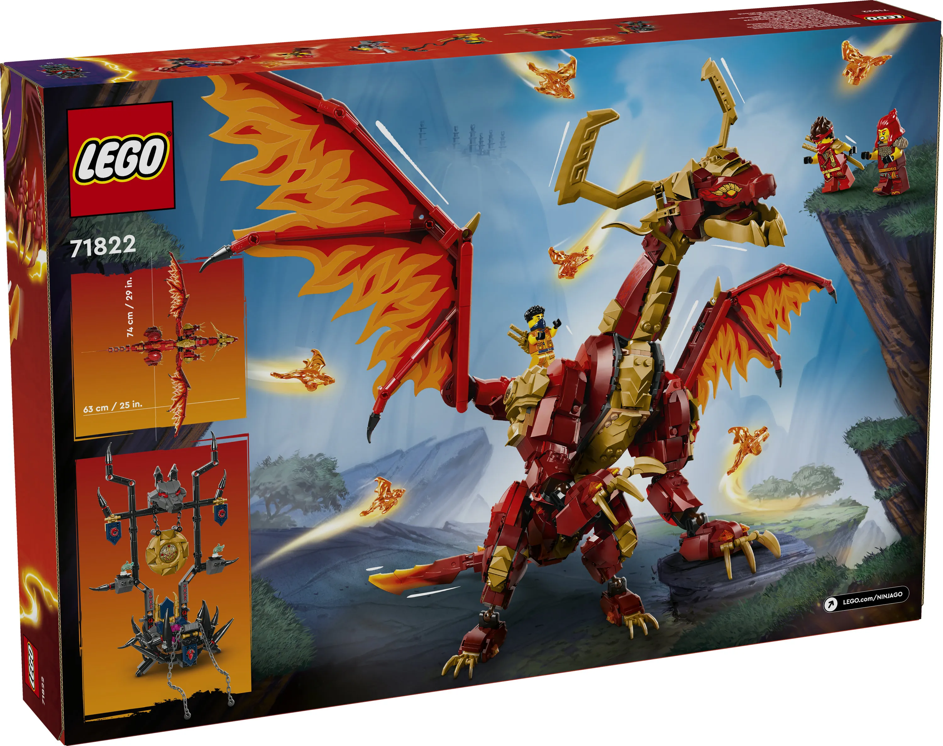 LEGO NINJAGO Kai's Fire Dragon 71822