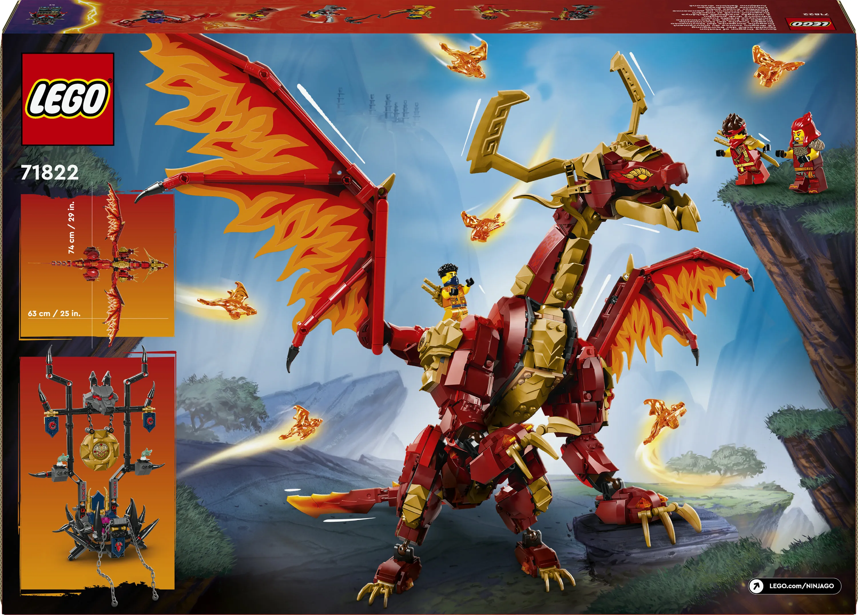 LEGO NINJAGO Kai's Fire Dragon 71822