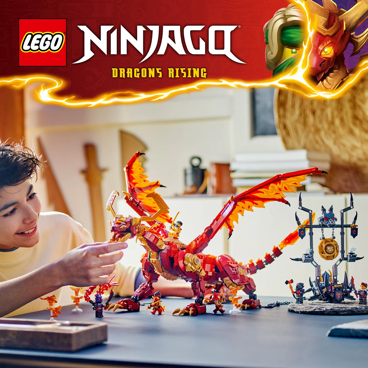 LEGO NINJAGO Kai's Fire Dragon 71822