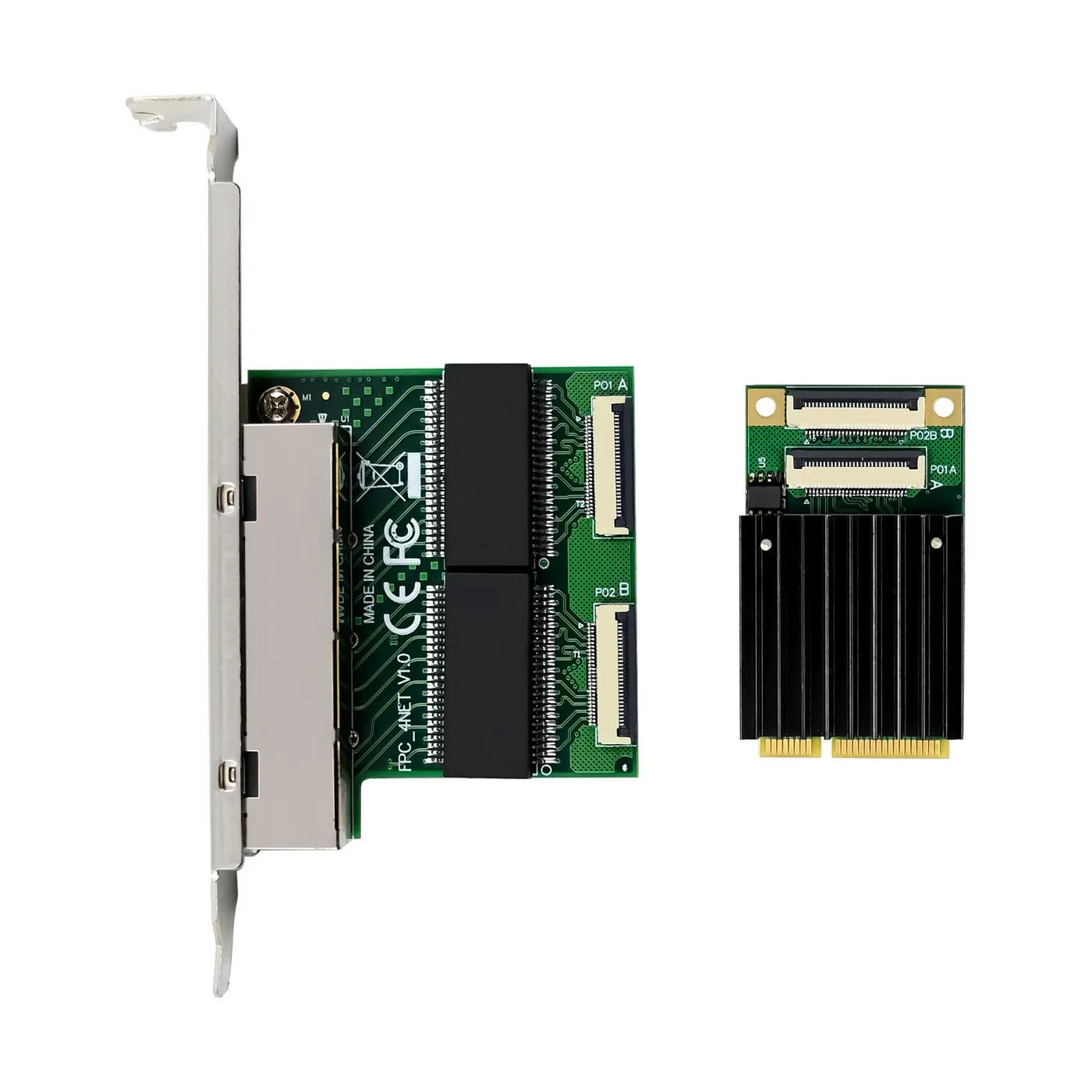 MICROCONNECT MC-MINIPCIE-I350-T4 - Network Interface Card