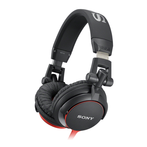 SONY MDRV55R stereo headphone red