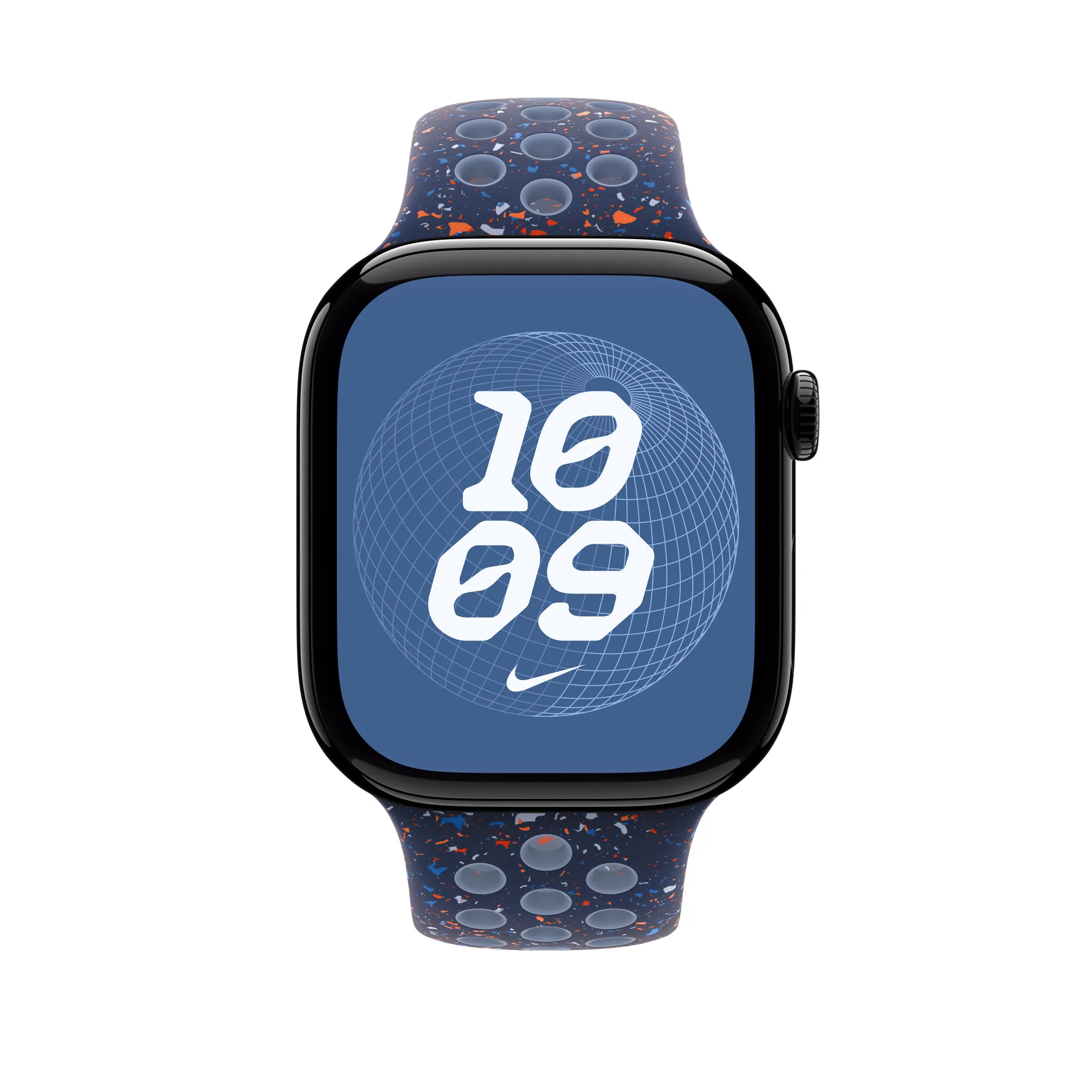 Apple Watch 46 mm Nike Sport Band, Blue Ribbon, S/M