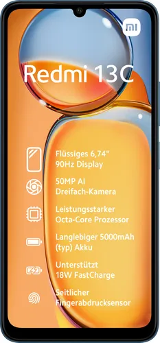 Xiaomi Redmi 13C 256/8GB Android - mobile phone, Navy Blue