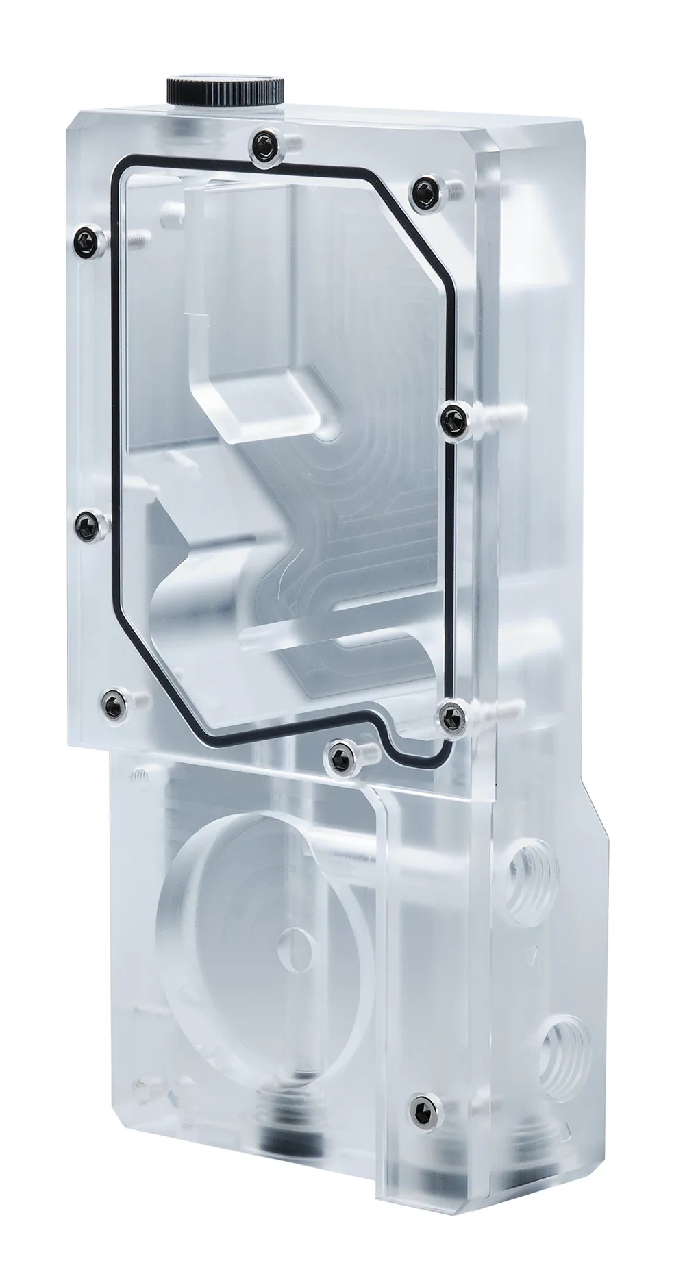 Phanteks R160C Reservoir. Transp. acrylic backpl. DRGB LED