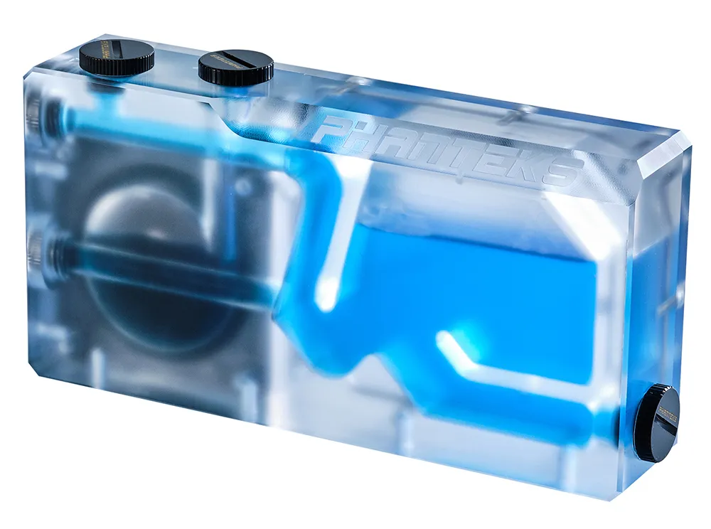 Phanteks R160C Reservoir. Transp. acrylic backpl. DRGB LED