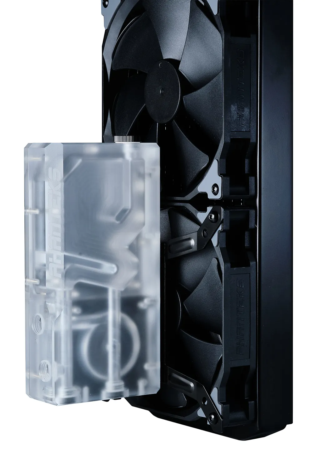Phanteks R160C Reservoir. Transp. acrylic backpl. DRGB LED