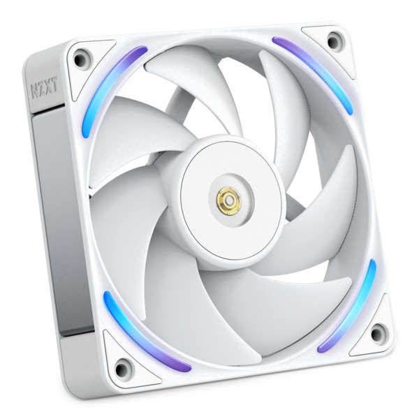 NZXT F120X Performance PWM RGB Fan, Fluid Dynamic Bearing, 120mm, White