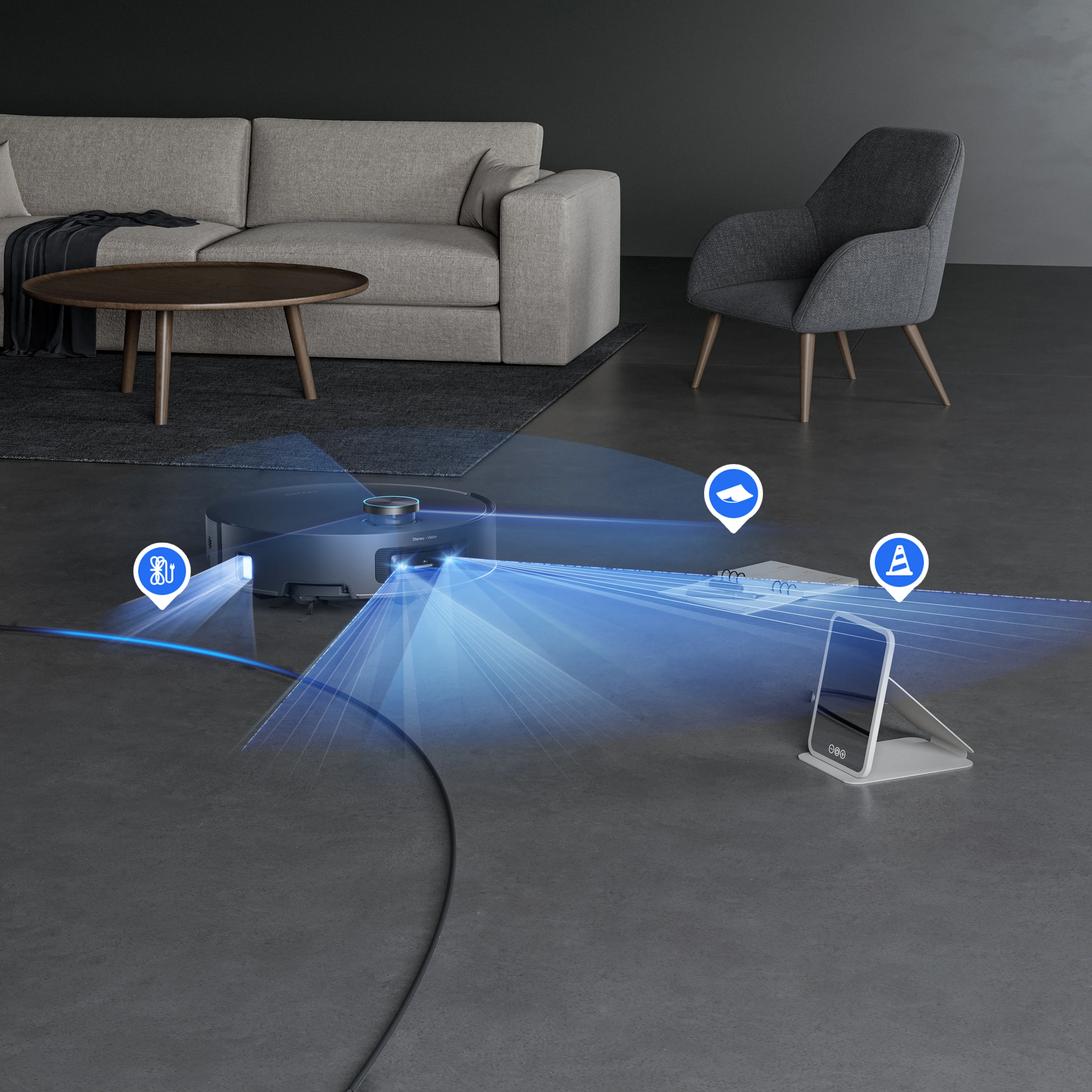 Dreame Aqua10 Ultra Track Complete Robot vacuum cleaner, Black