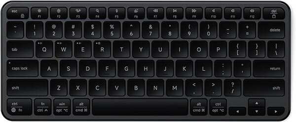 Satechi EX1 Slim tr&aring;dl&ouml;st tangentbord, space black