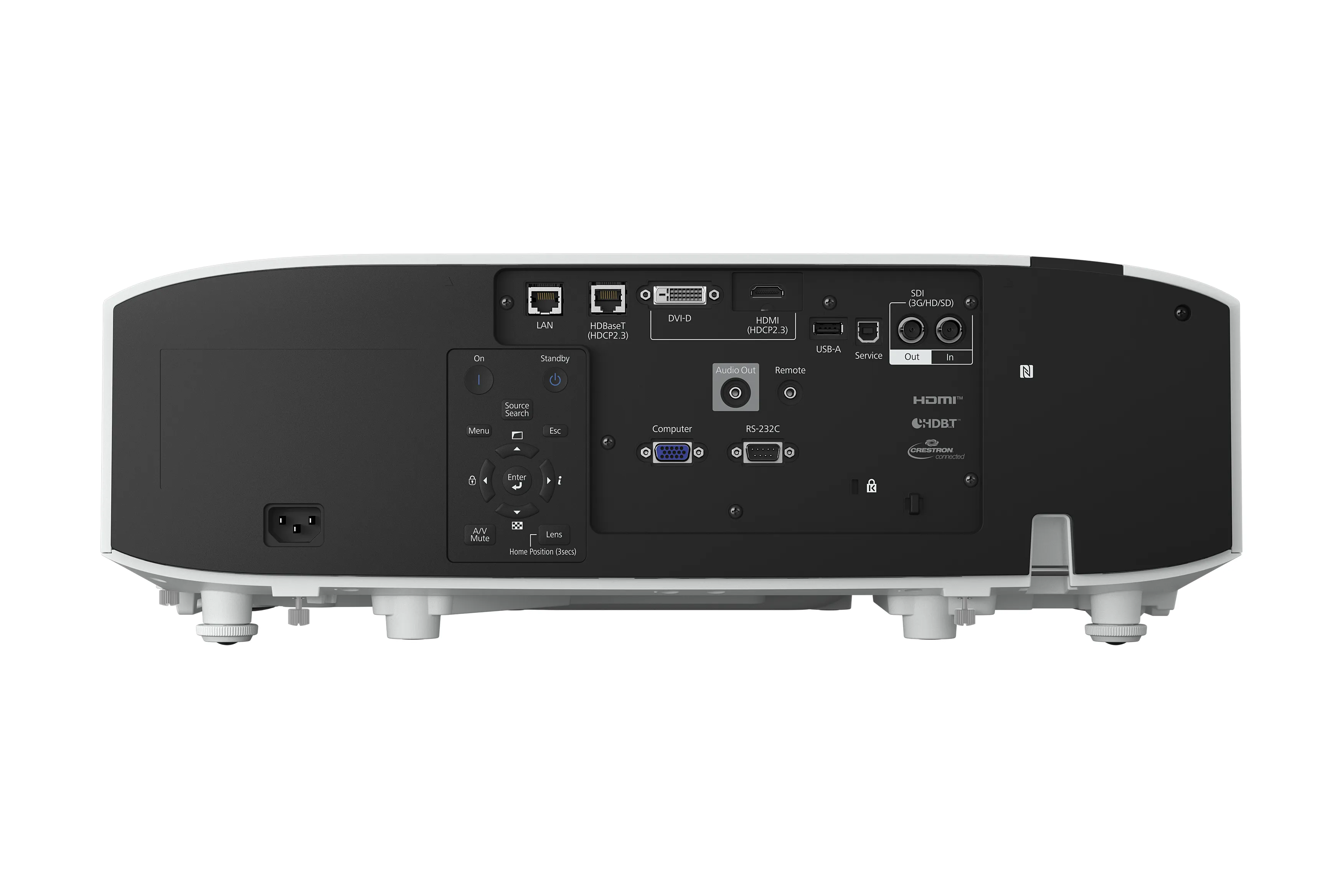 EPSON EB-PU1007W 3LCD 7000Lumen WUXGA 1920x1200 No Lens 1.44 - 2.32 white