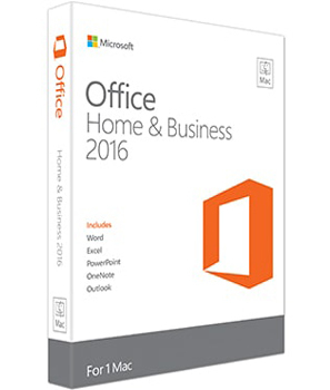 Microsoft Office Mac Home &amp; Business 2016 - English