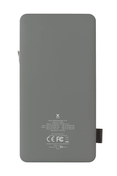 XTORM Power Bank 27.200mAh USB-C PD 100/60W/2xUSB