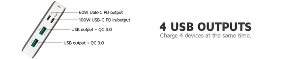 XTORM Power Bank 27.200mAh USB-C PD 100/60W/2xUSB