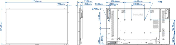 Philips Signage Solutions BDL4256ET - 42" Luokka LED-n&auml;ytt&ouml; - digital signage - sek&auml; kosketusn&auml;ytt&ouml; - 1080p (Full HD) - reunavalaistus
