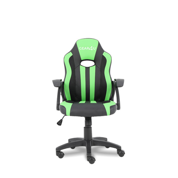 Gear4U Junior Hero - spelstol, svart/grön Gear4U Junior Hero - spelstol, svart/grön