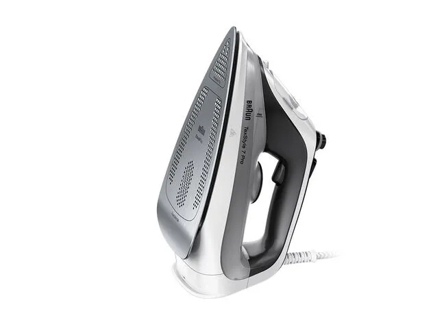 Braun TexStyle 7 Pro -Kuiva- & höyrysilitysrauta, Musta/Valkoinen