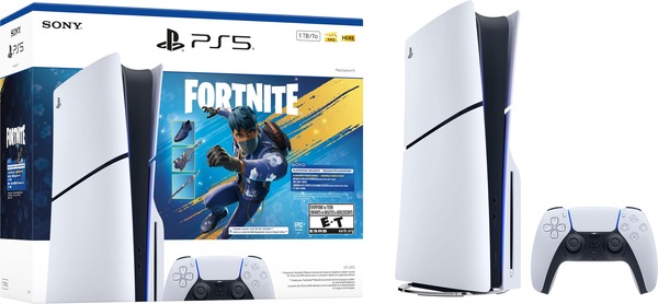 Sony PlayStation 5 Slim Levyversio 1TB Fortnite Flowering Chaos Bundle