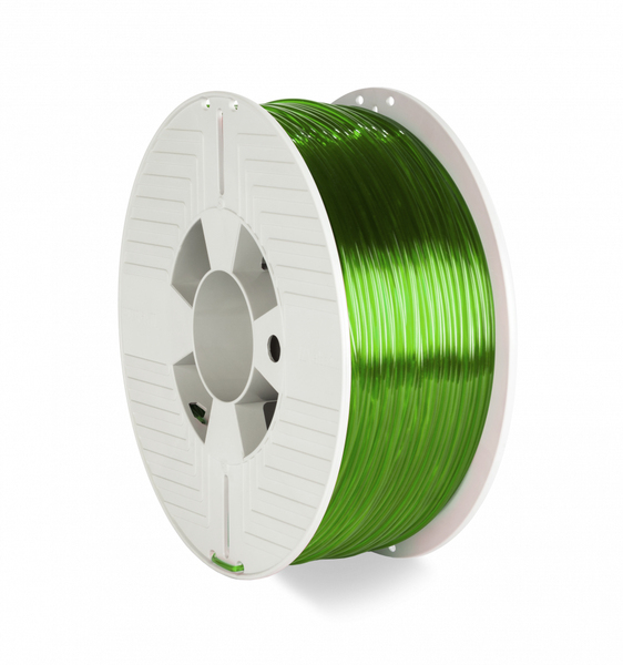 3D Printer Filament PET-G 2.85MM 1KG, Green Transparent