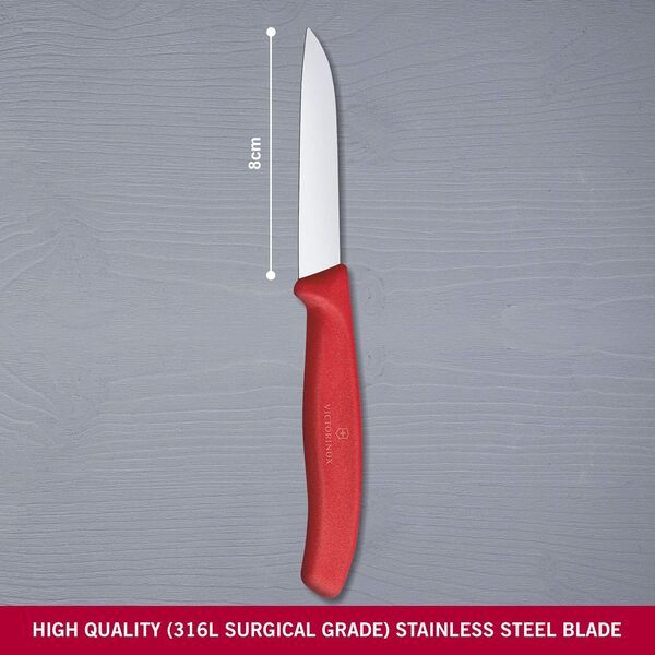 Victorinox Swiss Classic Paring Knife, 6 cm, Red