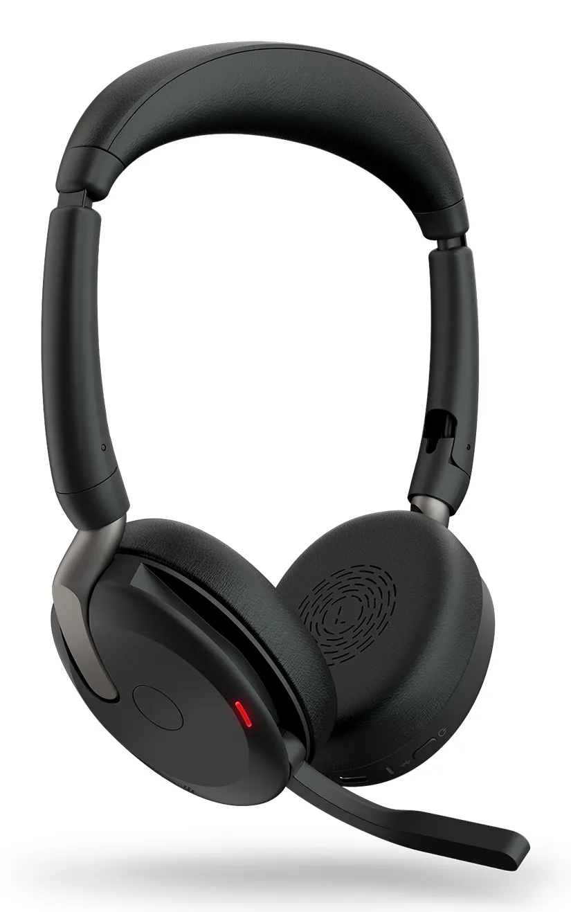 Jabra Evolve2 65 Flex L380a UC langattomat kuulokkeet mikrofonilla, musta