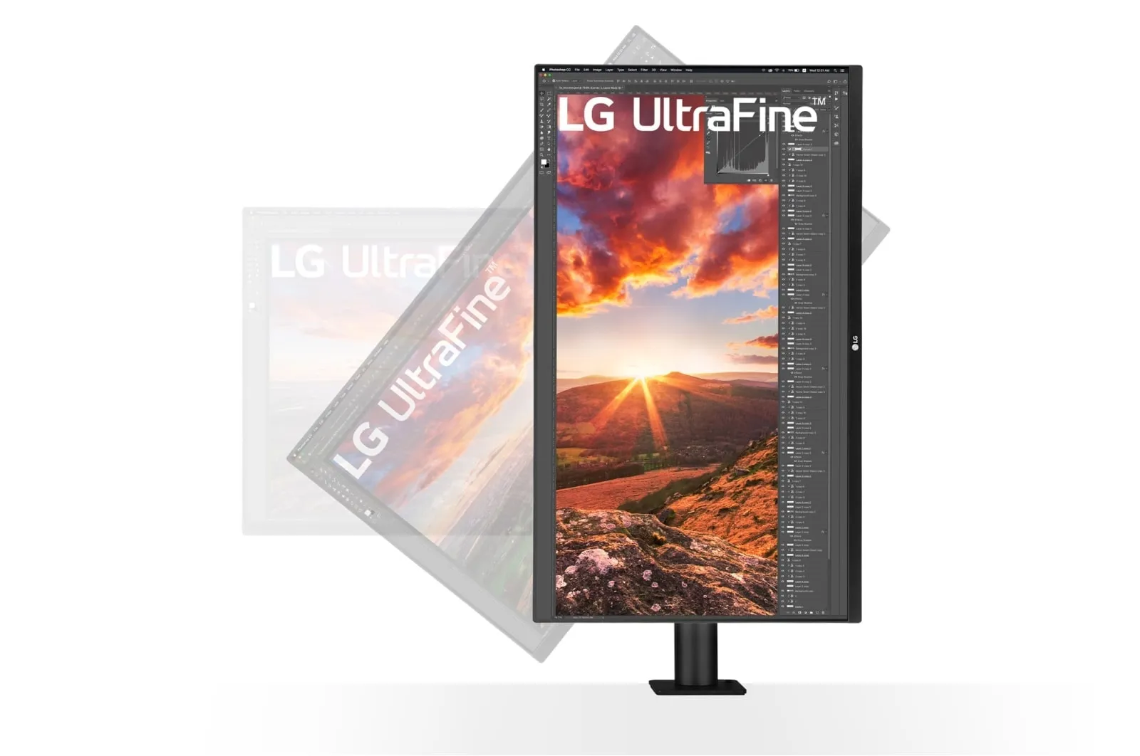 LG UltraFine Ergo 32UN880K-B 32" 4K UHD, IPS Monitor with USB-C hub