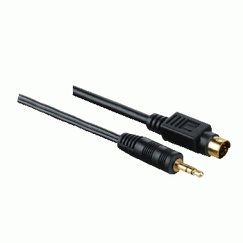 Hama  S-Video (4-pin) + 3.5mm &ndash; SCART (21-pin) -adapteri, Musta