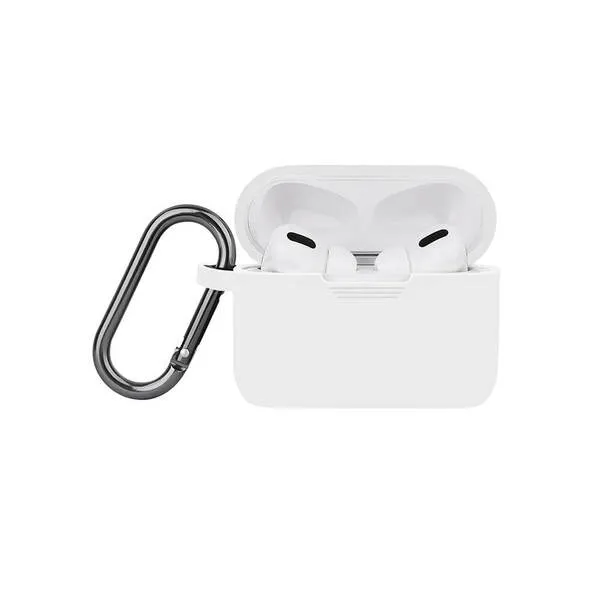 NORTH Airpods Pro -Suojakotelo Silikoni Valkoinen