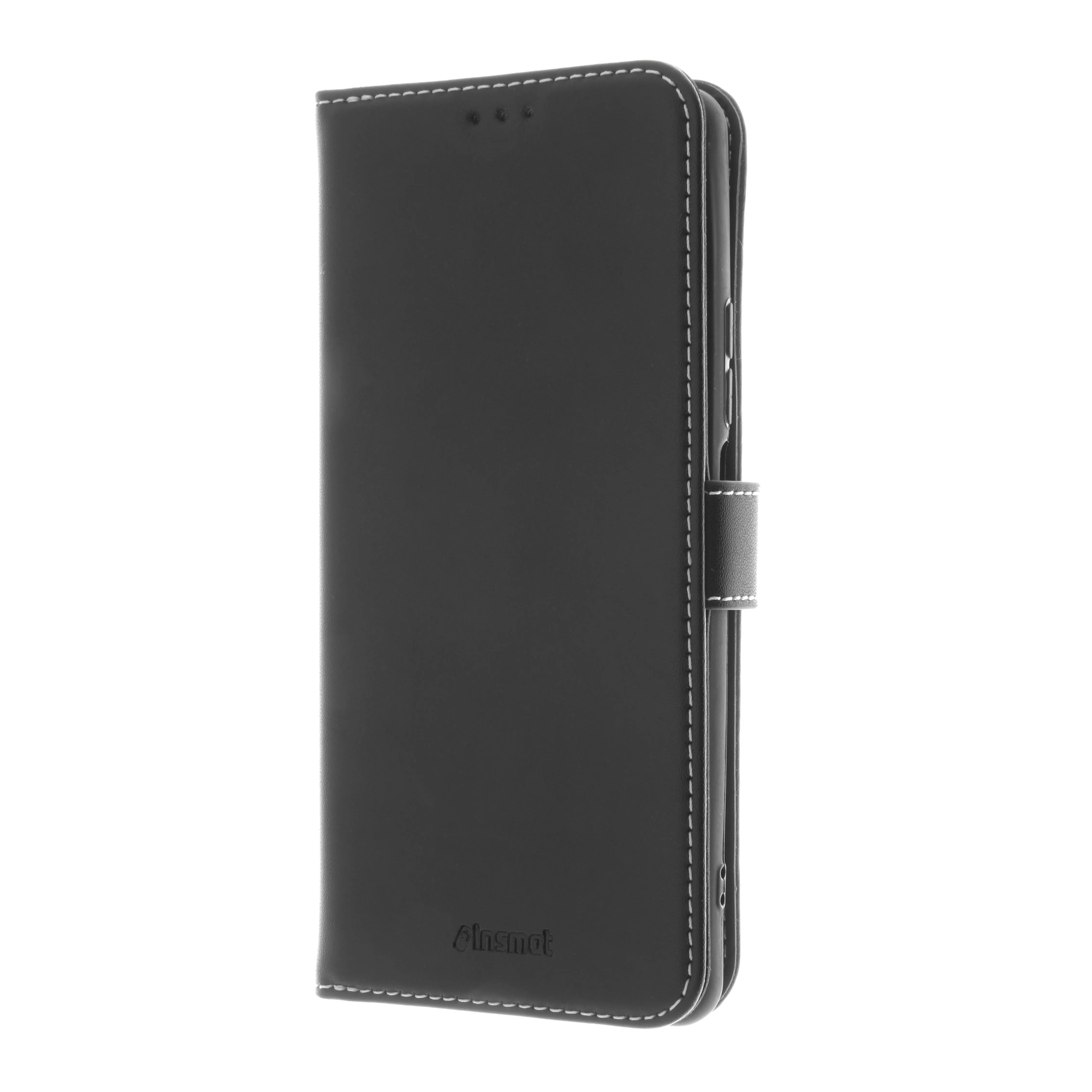 Insmat Flip Case, Xiaomi 11T/11T Pro -lompakkokotelo, Musta