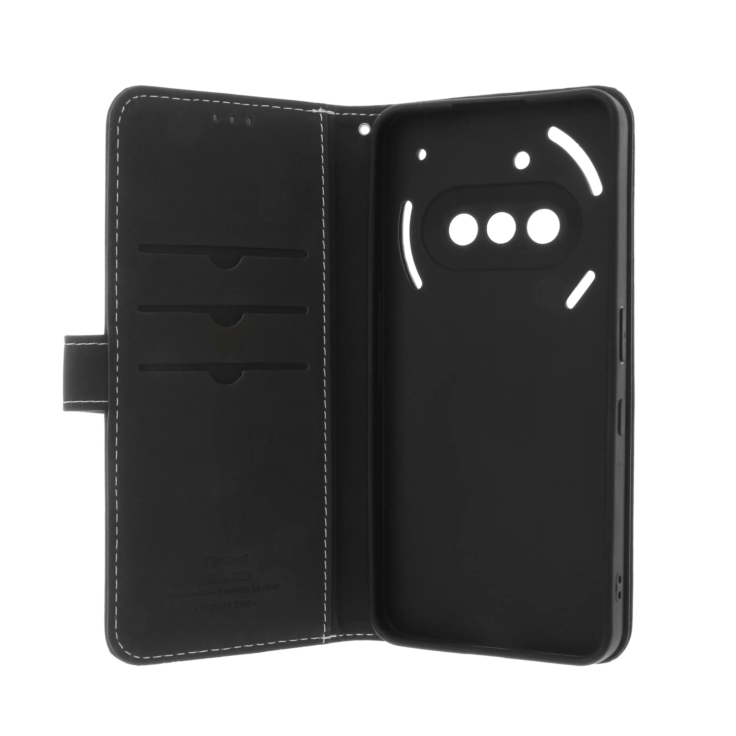 Insmat Flip Case Nothing Phone (3a) - flipfodral, svart