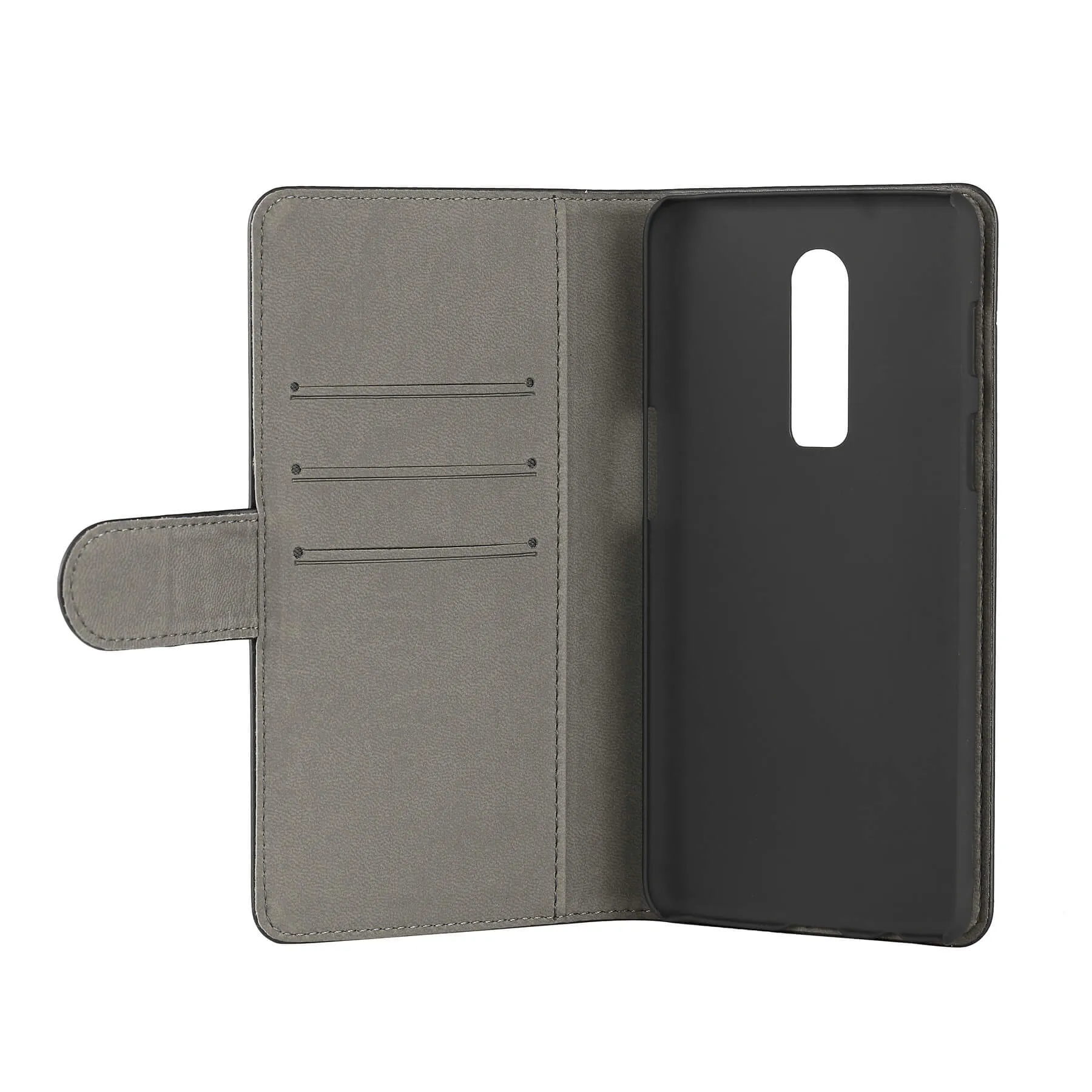 GEAR Wallet, OnePlus 6 - Wallet Case, Black