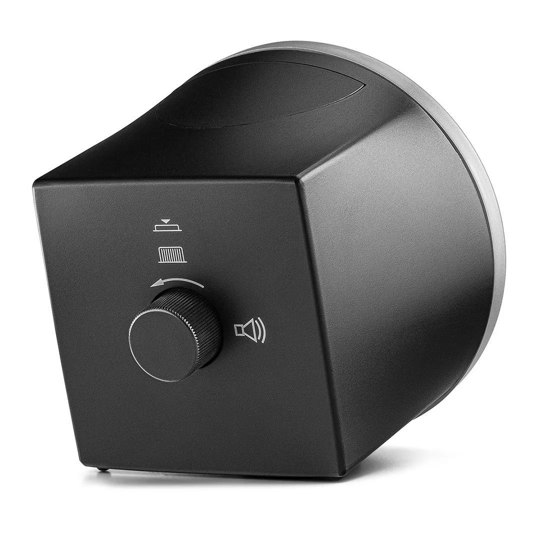 Braun BC 07 SB-DCF Analog v&auml;ckarklocka - Svart/Silver