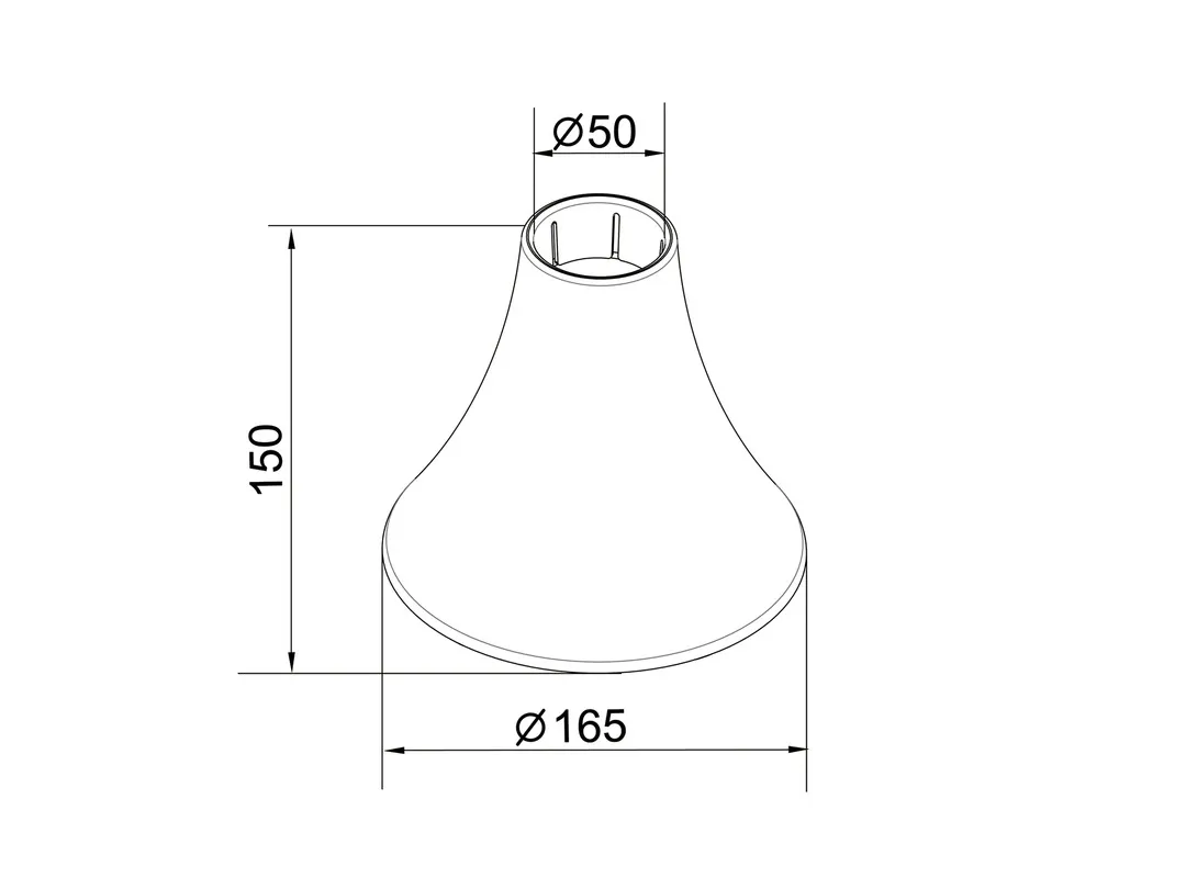 M Pro Series Inner Ceiling Plate Cover White