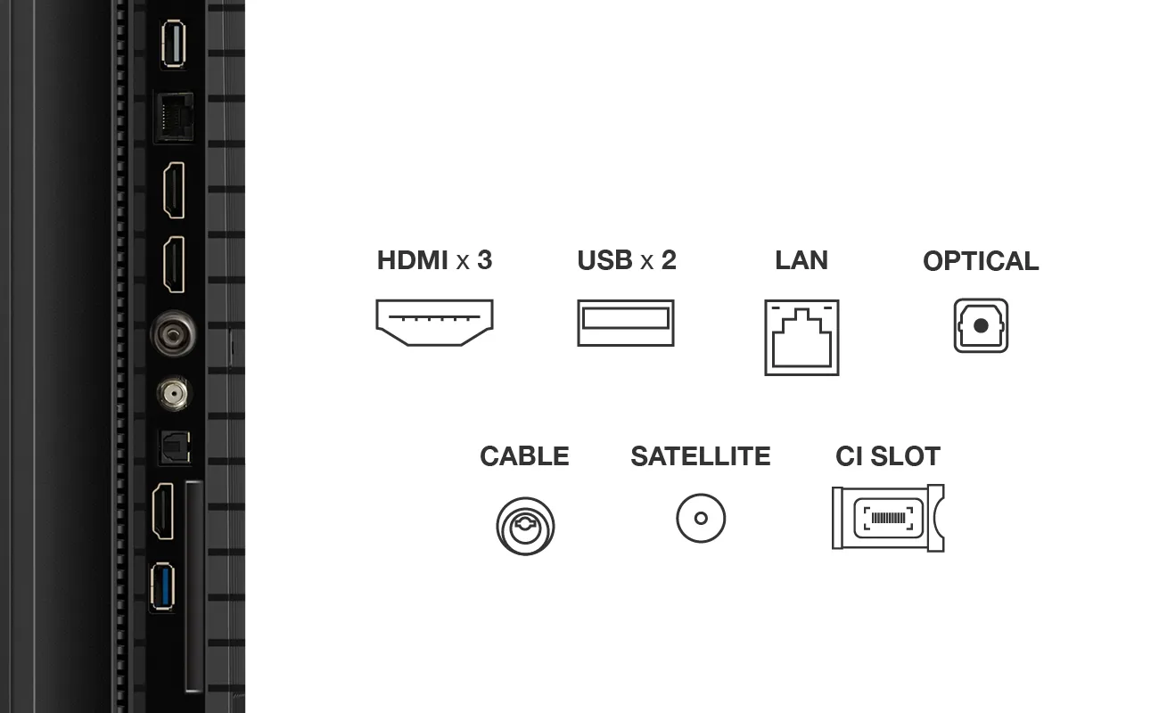 TCL P79K 75P79K 75" 4K QLED Google TV, 60 Hz, Dolby Vision, HDR10+, metallic