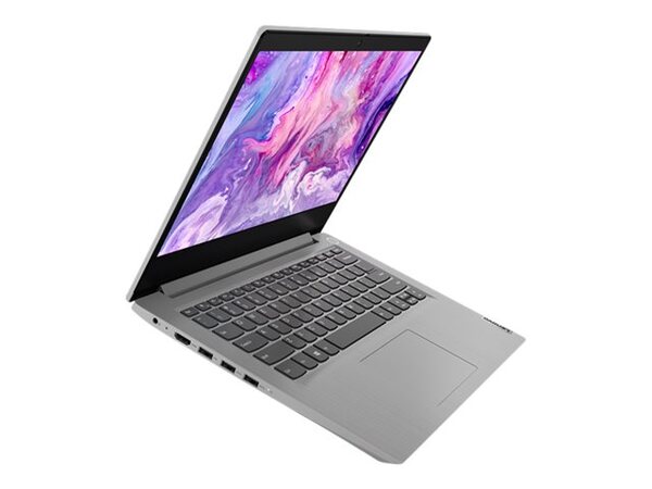 Lenovo 14" IdeaPad 3, 8 Gt RAM, 256 Gt SSD, Win 10 Home S -kannettava, Harmaa