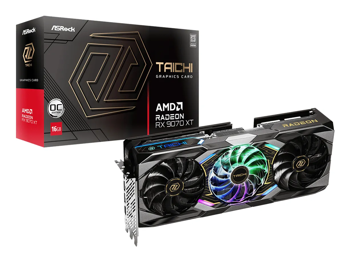 Asrock Radeon RX 9070 XT Taichi 16 GB OC - grafikkort