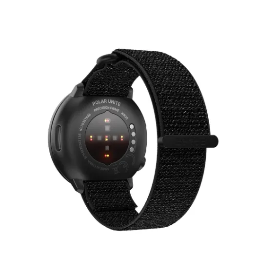 Polar Unite Black S-L Silicone Wristband with Pin Buckle