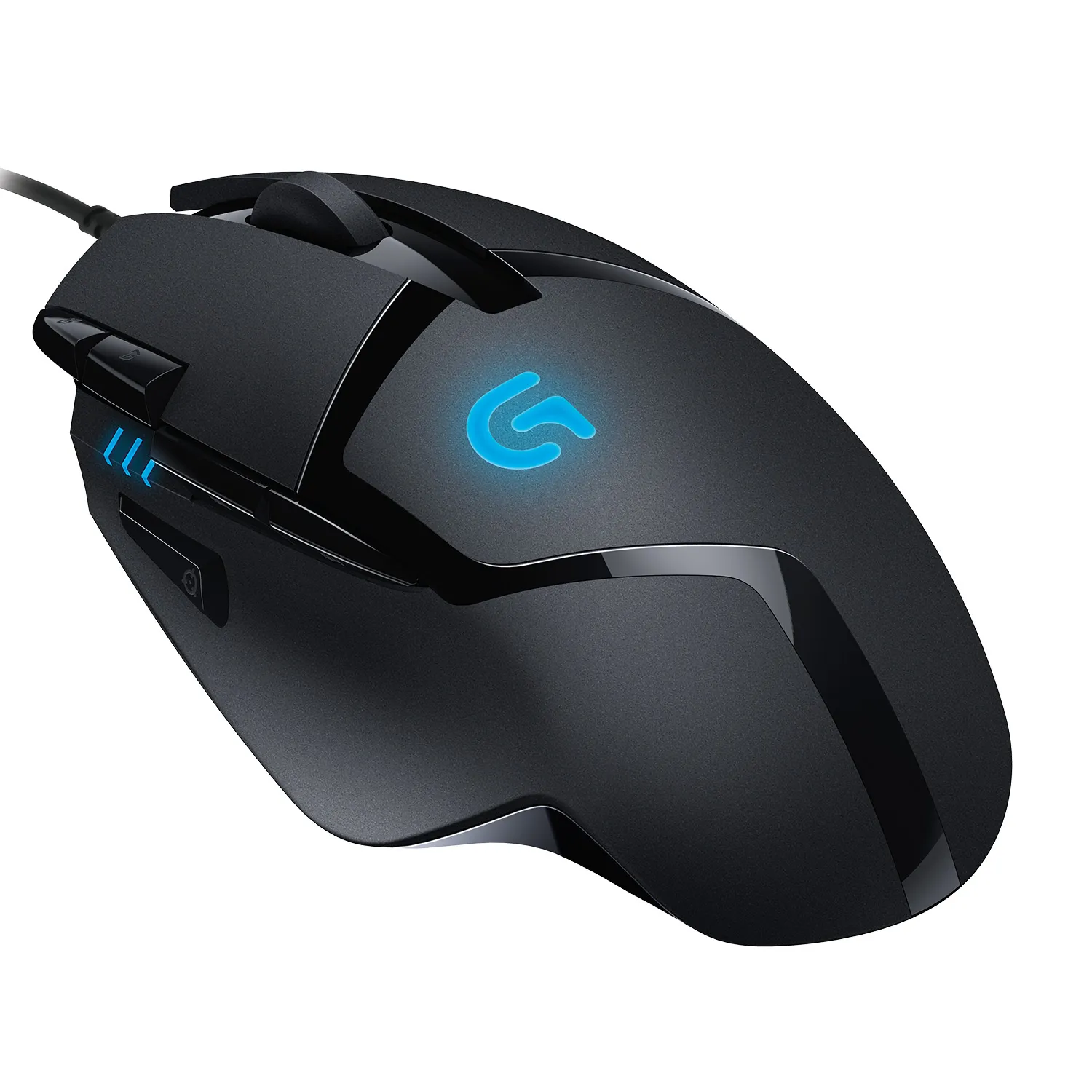 Logitech G402 Hyperion Fury -pelihiiri, musta