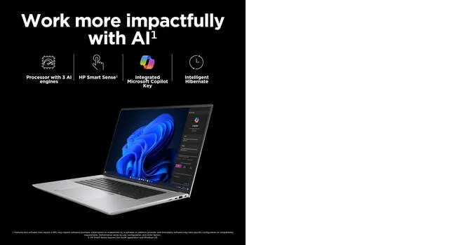 HP ZBook Studio G11 Intel Core Ultra 9 185H 16inch WQUXGA 2x32GB DDR5 1TB SSD RTX 4070 8GB Wi-Fi 7 BT 5.4 W11P 3y SmartBuy (ML)