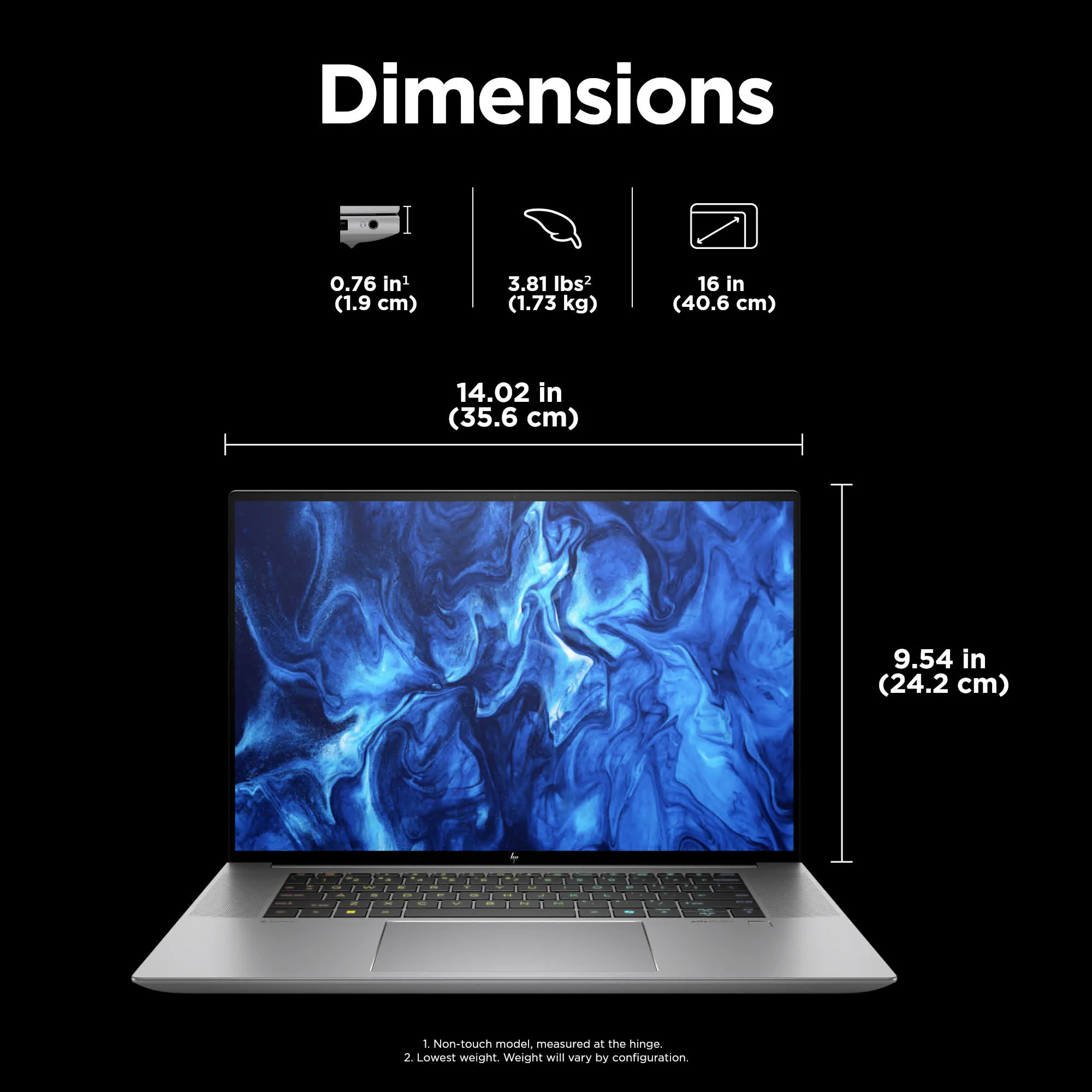 HP ZBook Studio G11 Intel Core Ultra 9 185H 16inch WQUXGA 2x32GB DDR5 1TB SSD RTX 4070 8GB Wi-Fi 7 BT 5.4 W11P 3y SmartBuy (ML)